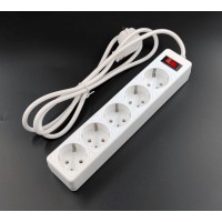 SP5W-530 GARDA. Сетевой фильтр 5 розеток,3м, белый. 5bites