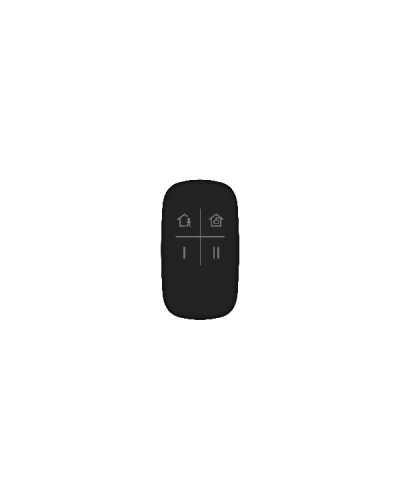 DS-PKF1-WE (цв. черный). Брелок 4-х кнопочный с обратной связью. AX PRO Hikvision в Волгограде