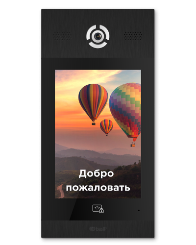 AA-14FB BLACK. Вызывная панель подъездного IP-домофона. BAS-IP в Волгограде