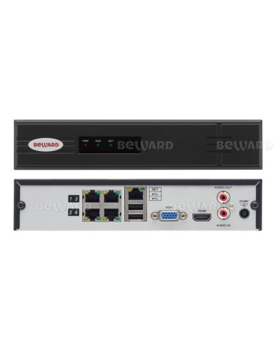 BK0104H2-P4. IP-видеорегистратор 4-канальный. Beward в Волгограде
