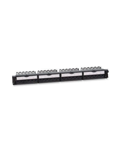 PL-24-KJ-RJ45-Cat.6a-180T (11832c): Патч-панель 19" (1U), 24 порта RJ-45, категория 6a, с задним кабельным организатором в Волгограде
