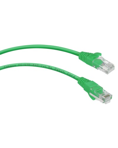 PC-UTP-RJ45-Cat.5e-1.5m-GN (7692c), зелёный. Патч-корд медный. CABEUS в Волгограде