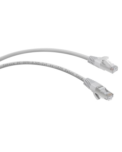 PC-SSTP-RJ45-Cat.6a-5m-LSZH (7905c), серый. Патч-корд медный. CABEUS в Волгограде