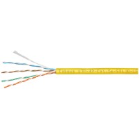UTP-4P-Cat.5e-SOLID-LSZH-YL (9780c). Кабель «витая пара» (LAN) для структурированных систем связи. CABEUS