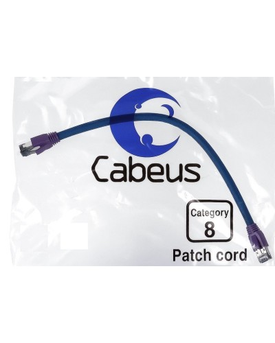 PC-SSTP-RJ45-Cat.8-1.5m-LSZH (9702c), серый. Патч-корд медный. CABEUS в Волгограде