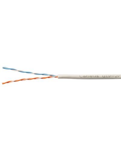 UTP-2P-Cat.5e-SOLID-LSZH-GY-100 (11063c-5). Кабель «витая пара» (LAN) для структурированных систем связи. CABEUS в Волгограде