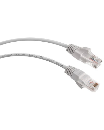 PC-UTP-RJ45-Cat.5e-20m (7701c), серый. Патч-корд медный. CABEUS в Волгограде