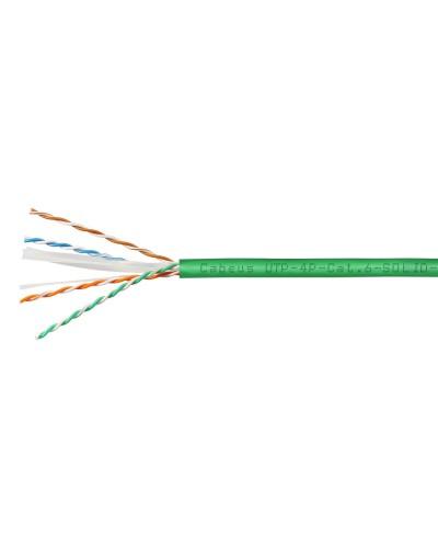 UTP-4P-Cat.6-SOLID-LSLTx-GN (11139c). Кабель «витая пара» (LAN) для структурированных систем связи. CABEUS в Волгограде