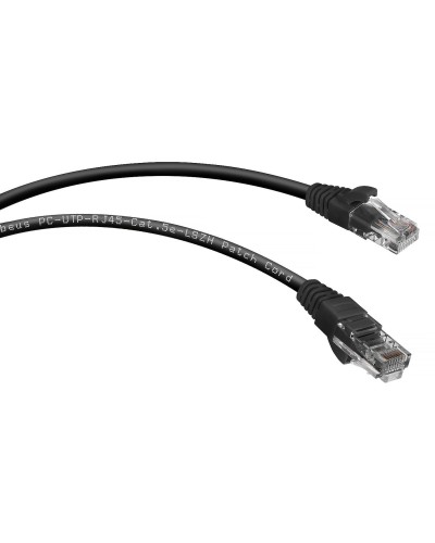 PC-UTP-RJ45-Cat.5e-2m-BK-LSZH (9539c), чёрный. Патч-корд медный. CABEUS в Волгограде