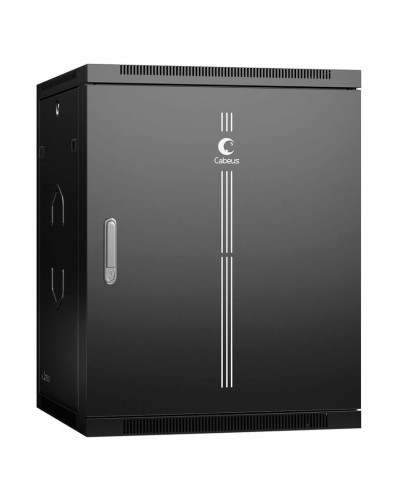 SH-05F-15U60/35m-R-BK (10759c). Шкаф телекоммуникационный 19 настенный 15U. CABEUS в Волгограде