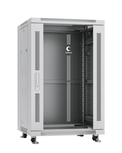 SH-05C-18U60/60 (7043c). Шкаф телекоммуникационный 19 напольный 18U. CABEUS в Волгограде