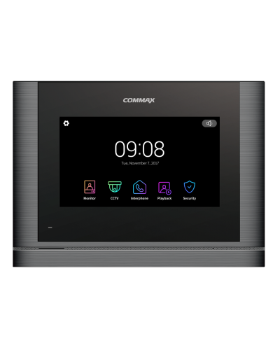 CDV-704MF (темное серебро) Black Smog. Монитор видеодомофона цветной. Commax в Волгограде