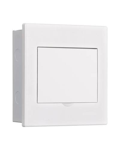 Корпус ЩРВ-М 6 модулей IP41 встраиваемый белая дверь (31101DEK). Корпус пластиковый. DEKraft в Волгограде