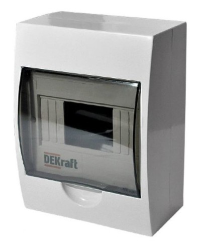 ЩРН-П-6 IP41 настенный (31009DEK). Щиток модульный с прозрачной дверцей. DEKraft в Волгограде