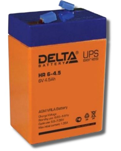 Delta HR 6-4.5. Аккумулятор герметичный свинцово-кислотный. Delta в Волгограде