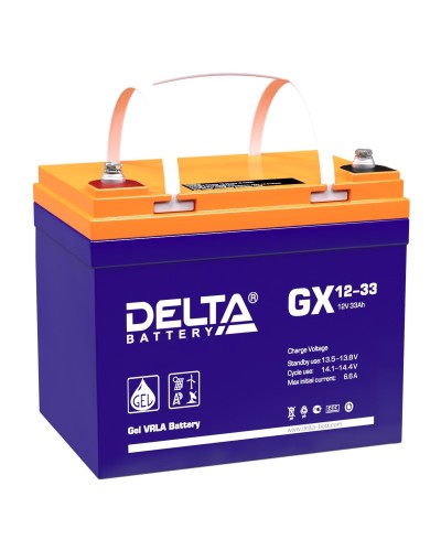 Delta GX 12-33. Аккумулятор герметичный свинцово-кислотный. Delta в Волгограде
