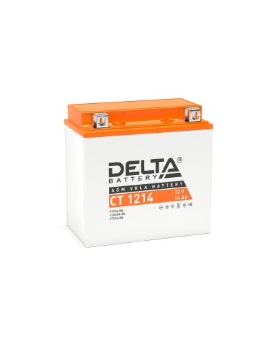 Delta CT 1214. Аккумулятор герметичный свинцово-кислотный стартерный. Delta в Волгограде