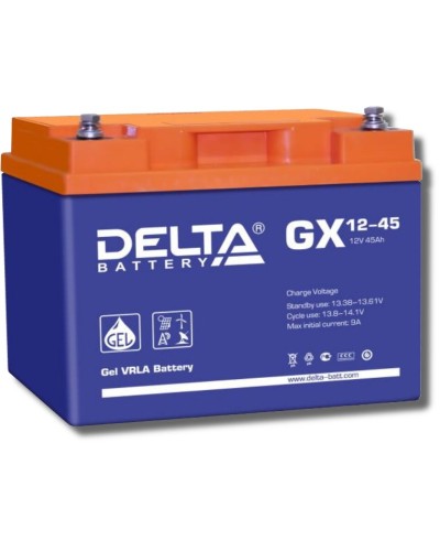Delta GX 12-45. Аккумулятор герметичный свинцово-кислотный. Delta в Волгограде