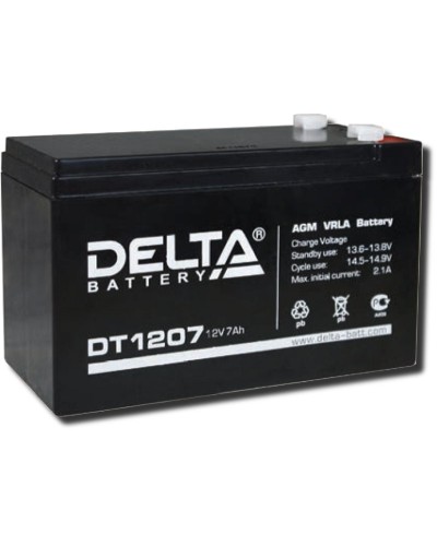 Delta DT 1207. Аккумулятор герметичный свинцово-кислотный. Delta в Волгограде