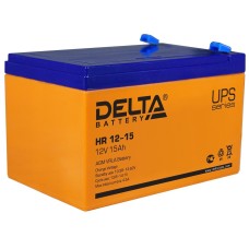 Delta HR 12-15. Аккумулятор герметичный свинцово-кислотный. Delta