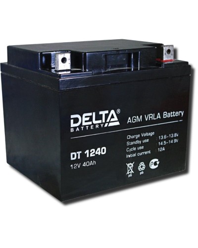 Delta DT 1240. Аккумулятор герметичный свинцово-кислотный. Delta в Волгограде