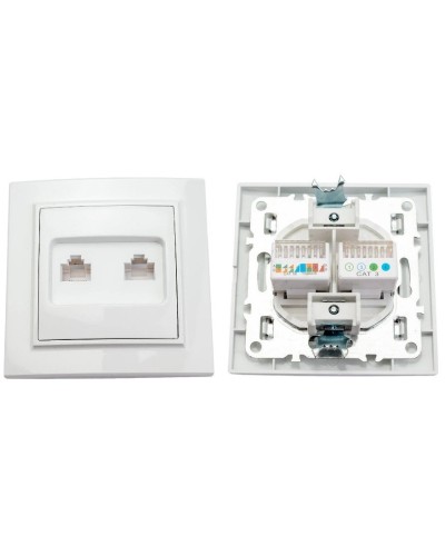 Минск Розетка RJ-45+Phone СП (ERK00-135-10). Розетка RJ-45+Phone СП. EKF в Волгограде