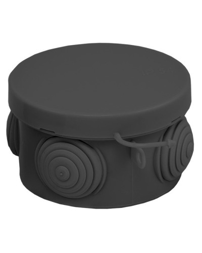 КМР-040-038 с крышкой (65х40) чёрная IP54 (plc-kmr-040-038-b). Коробка распределительная. EKF в Волгограде