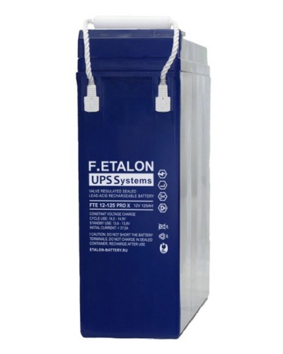 F.ETALON FTE 12-125 PRO X. Аккумулятор герметичный свинцово-кислотный. ETALON в Волгограде