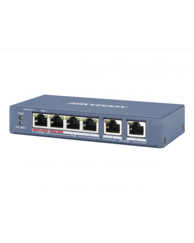 DS-3E0106HP-E. Коммутатор с питанием POE. Hikvision в Волгограде