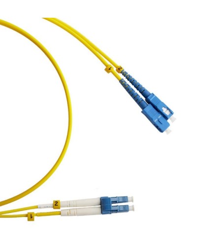 FC-D2-9-LC/UR-SC/UR-H-3M-LSZH-YL. Патч-корд волоконно-оптический LC/UPC-SC/UPC. Hyperline в Волгограде