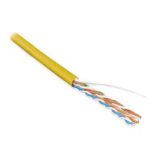 UUTP4-C5E-S24-IN-LSZH-YL-100. Кабель «витая пара» (LAN) для структурированных систем связи. Hyperline
