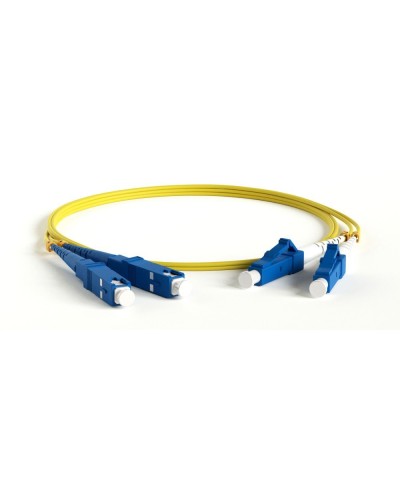 FC-D2-9A1-LC/UR-SC/UR-H-1M-LSZH-WH. Патч-корд волоконно-оптический LC-SC. Hyperline в Волгограде