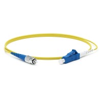 FC-S2-9-FC/UR-LC/UR-H-1M-LSZH-YL. Патч-корд волоконно-оптический одномодовый. Hyperline