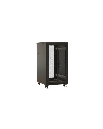 TTBR-2766-DD-RAL9004. Шкаф телекоммуникационный 19 напольный 27U. Hyperline в Волгограде