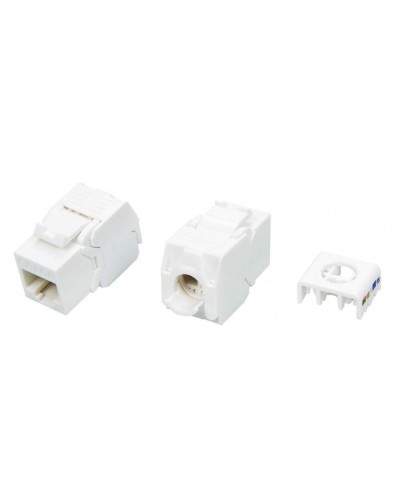 KJ8-8P8C-C6A-180-TLS-WH. Вставка Keystone Jack RJ-45. Hyperline в Волгограде