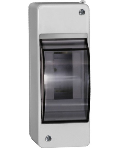 Корпус пластиковый КМПн 2/2 IP30 белый KREPTA 3 (MKP42-N-02-30-20). Щиток модульный с прозрачной дверцей, настенный. IEK в Волгограде