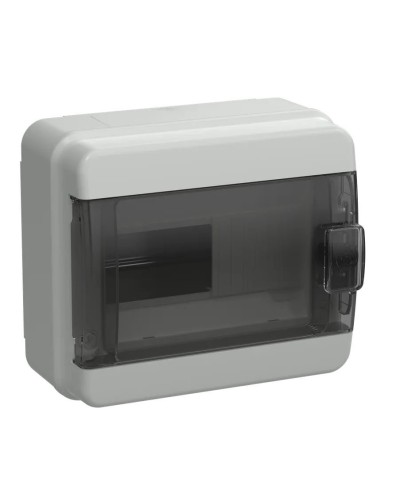Корпус пластиковый КМПн-8 IP65 TEKFOR (TF5-KP72-N-08-65-K03-K02). Корпус модульный пластиковый черная прозрачная дверь. IEK в Волгограде