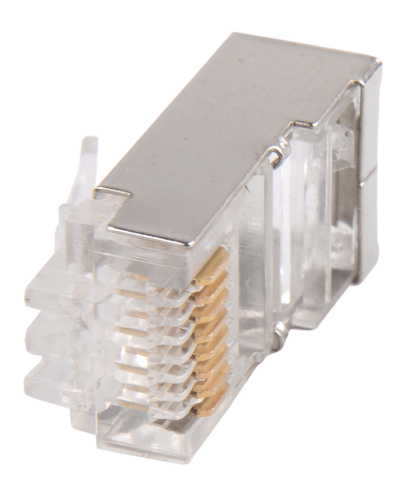 GENERICA Разъём RJ-45 FTP для кабеля кат. 5Е (20 шт) (CS3-1C5EF-G). Разъем RJ-45. IEK в Волгограде