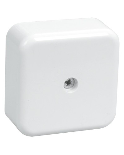 Коробка распаячная КМ41206-01 50х50х20 открытой проводки (4 клеммы 3 мм²) белая (UKO10-050-050-020-K01). Коробка распаячная безгалогенная (HF). IEK в Волгограде