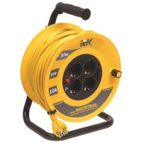 УК40 4 места, 40м (WKP15-16-04-40). Удлинитель на катушке Industrial. IEK