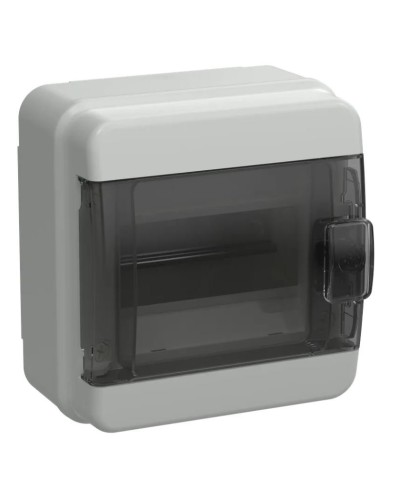Корпус пластиковый КМПн-6 IP65 TEKFOR (TF5-KP72-N-06-65-K03-K02). Корпус модульный пластиковый черная прозрачная дверь. IEK в Волгограде