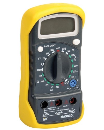 Мультиметр цифровой Master MAS830L (TMD-3L-830). Мультиметр цифровой. IEK в Волгограде
