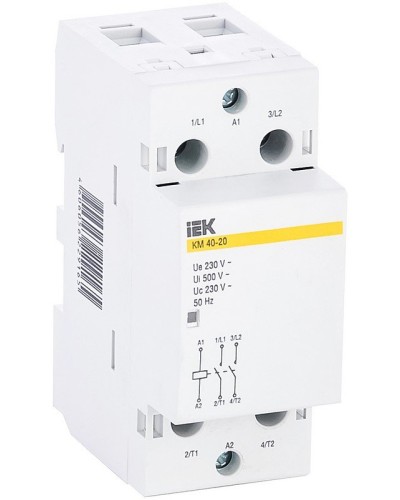 Контактор модульный КМ40-20 AC (MKK11-40-20). Контактор модульный. IEK в Волгограде