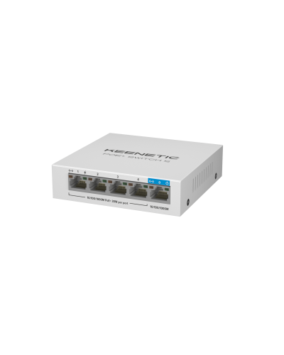 Keenetic KN-4610 (L2) 5х1Гбит/с 4PoE+ 60W. Коммутатор с PoE. KEENETIC в Волгограде