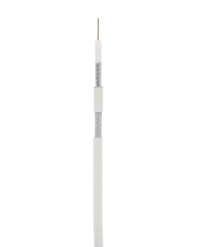 RG-6 CCS, In, PVC (EC-C2-32123A-WT-1). Кабель коаксиальный омедненный. NETLAN в Волгограде