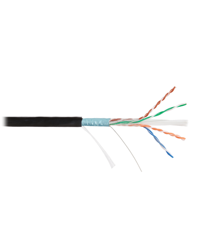 F/UTP 4pair, Cat6, Solid, Out, PVC (NMC 4240B-BK). Кабель «витая пара» (LAN) для структурированных систем связи. NIKOMAX в Волгограде