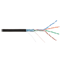 F/UTP 4pair, Cat5e, Solid, Out, PVC (NMC 4200B-BK). Кабель «витая пара» (LAN) для структурированных систем связи. NIKOMAX