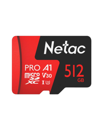 NT02P500PRO-512G-R. Карта памяти microSDXC, 512 ГБ, Class 10. Netac в Волгограде