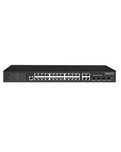 SW-8244/L(400W). Коммутатор 24-портовый  Gigabit Ethernet с PoE. OSNOVO в Волгограде