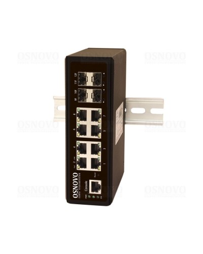 SW-70804/IL. Промышленный коммутатор Gigabit Ethernet на 12 портов. OSNOVO в Волгограде